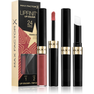 Max Factor Lipfinity Rising Stars hosszantartó folyékony rúzs balzsammal árnyalat 090 Starstruck 2 db-Ár