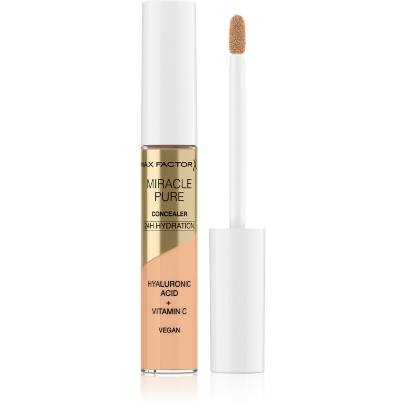 Max Factor Miracle Pure Skin folyékony fedő korrektor hidratáló hatással árnyalat 01 7