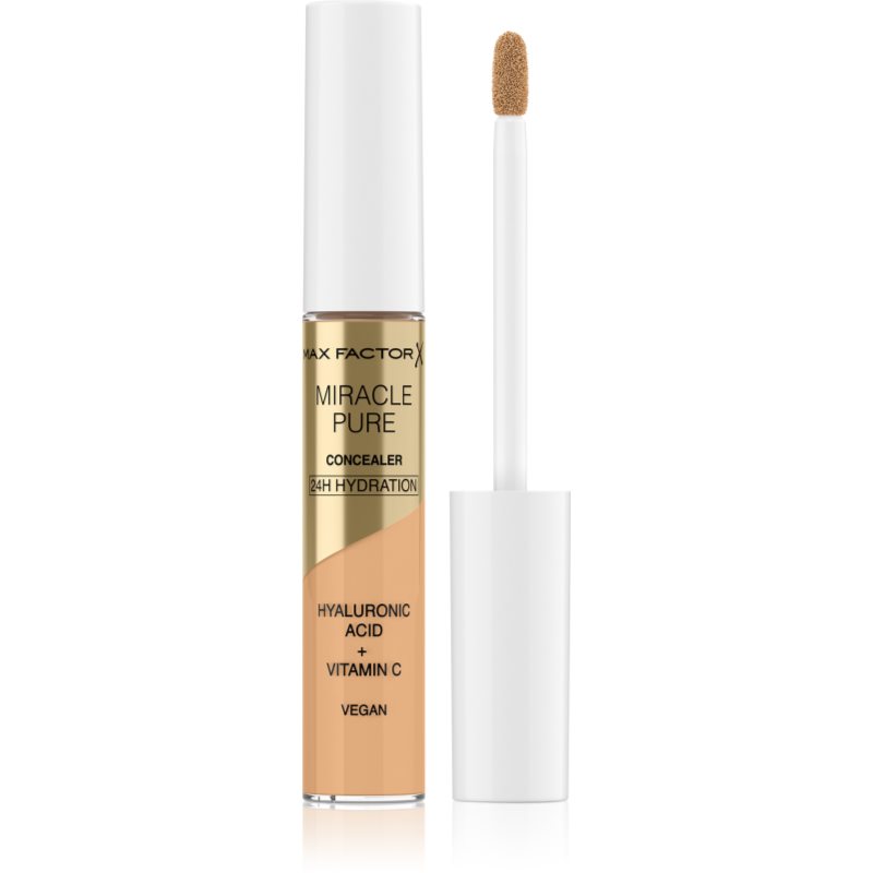 Max Factor Miracle Pure Skin folyékony fedő korrektor hidratáló hatással árnyalat 20 7