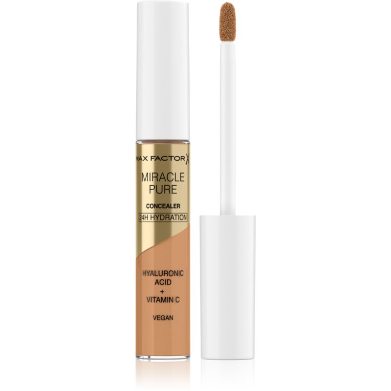 Max Factor Miracle Pure Skin folyékony fedő korrektor hidratáló hatással árnyalat 50 7