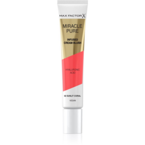 Max Factor Miracle Pure krémes arcpirosító árnyalat 02 Sunlit Coral 15 ml-Ár