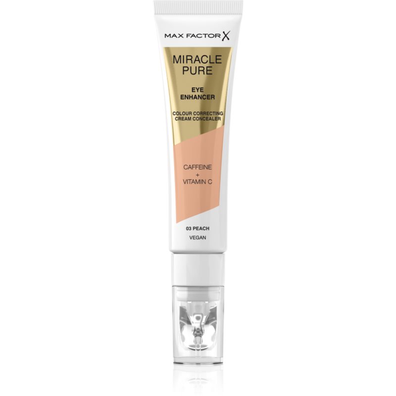 Max Factor Miracle Pure krémes korrektor a duzzanatokra és a sötét karikákra árnyalat 03 Peach 10 ml-Ár