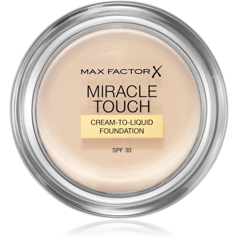 Max Factor Miracle Touch hidratáló alapozó krém SPF 30 árnyalat Vanilla 11
