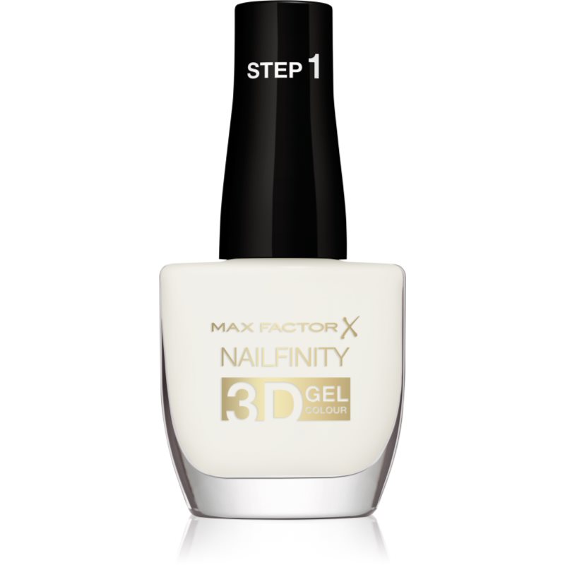 Max Factor Nailfinity Gel Colour géles körömlakk UV/LED lámpa használata nélkül árnyalat 120 Blinding Lights 12 ml