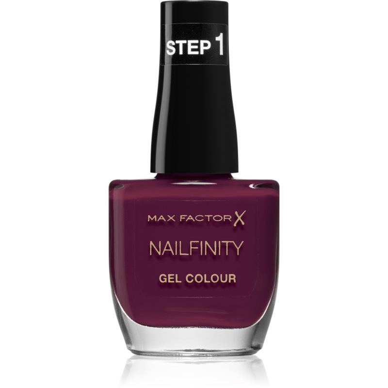 Max Factor Nailfinity Gel Colour géles körömlakk UV/LED lámpa használata nélkül árnyalat 330 Max's Muse 12 ml-Ár