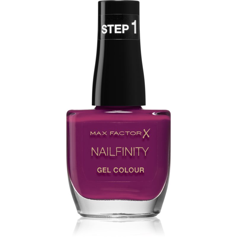 Max Factor Nailfinity Gel Colour géles körömlakk UV/LED lámpa használata nélkül árnyalat 340 VIP 12 ml-Ár