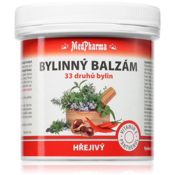 MedPharma Bylinný balzám hřejivý természetes balzsam izmok