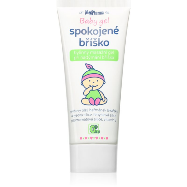MedPharma baby gel Spokojené bříško masszázs gél gyermekeknek születéstől kezdődően 100 ml-ár