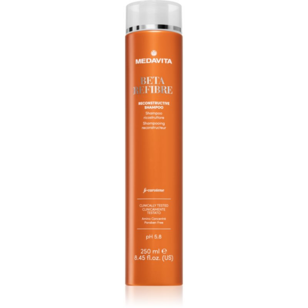 Medavita Beta Refibre Reconstructive Shampoo formázó sampon az életerő nélküli hajnak 250 ml