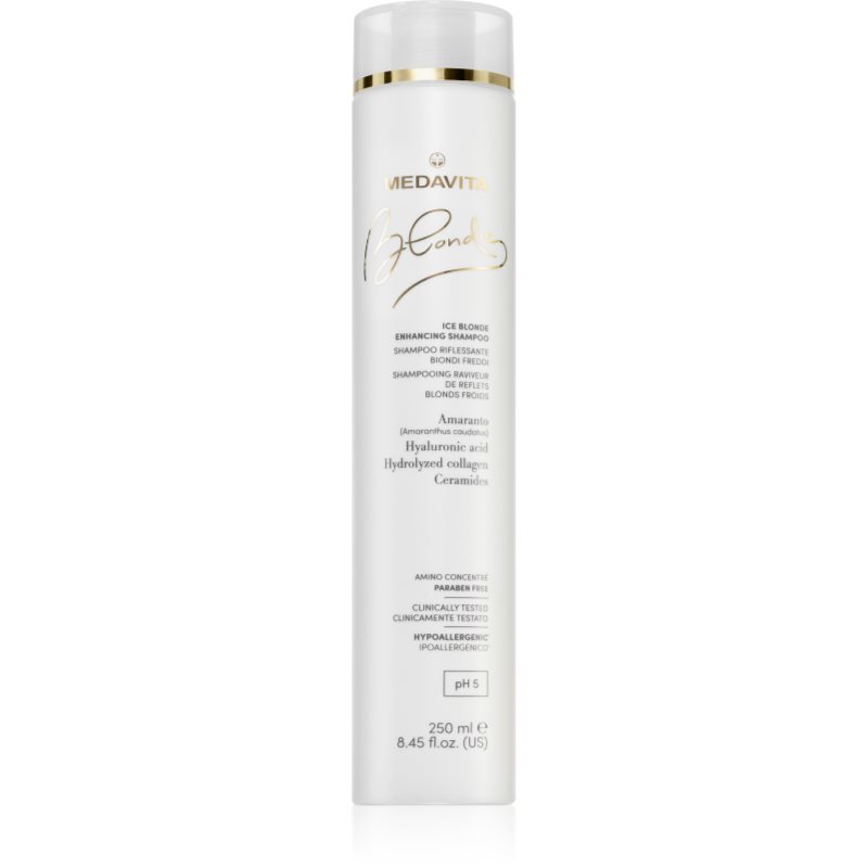 Medavita Blondie Ice Blonde Enhancing Shampoo sampon a szőke hideg árnyalataiért 250 ml-Ár