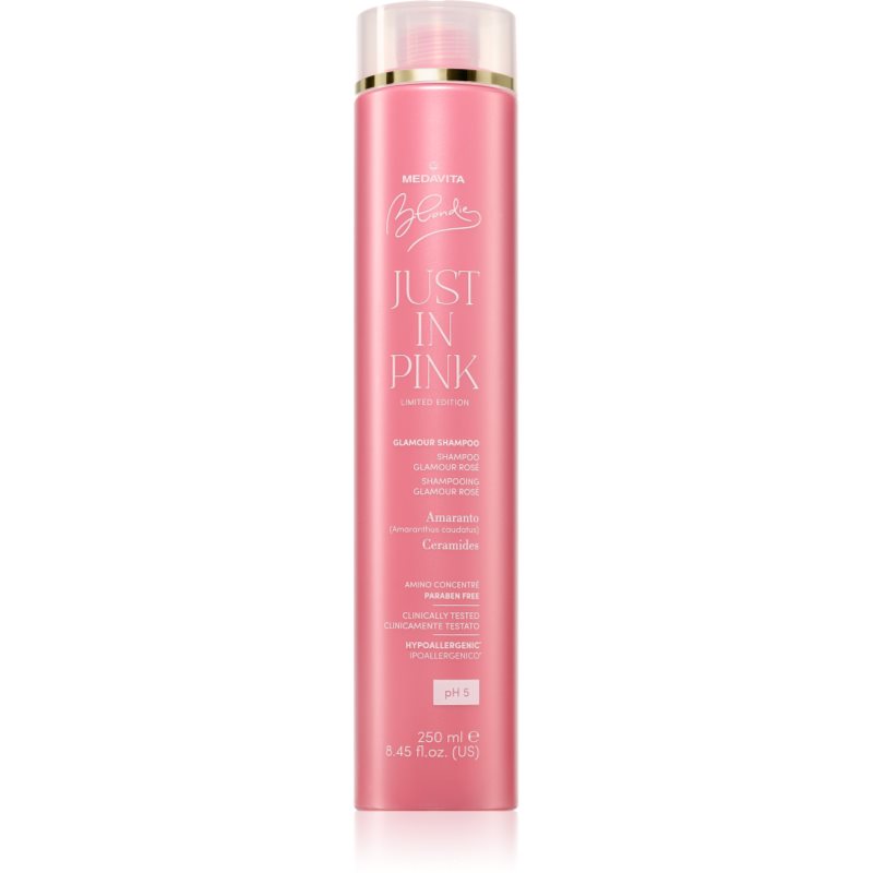 Medavita Blondie Just In Pink sampon szőke hajra a hajszín élénkítéséért 250 ml