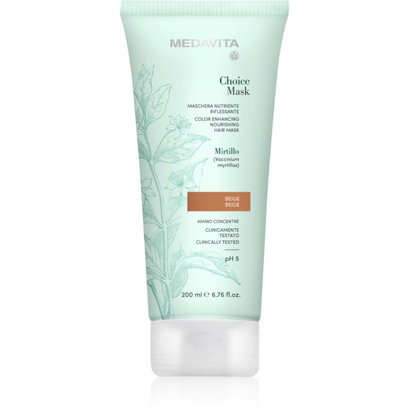 Medavita Choice Beige tápláló maszk festett hajra 200 ml