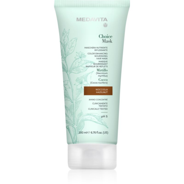Medavita Choice Hazelnut tápláló maszk festett hajra 200 ml