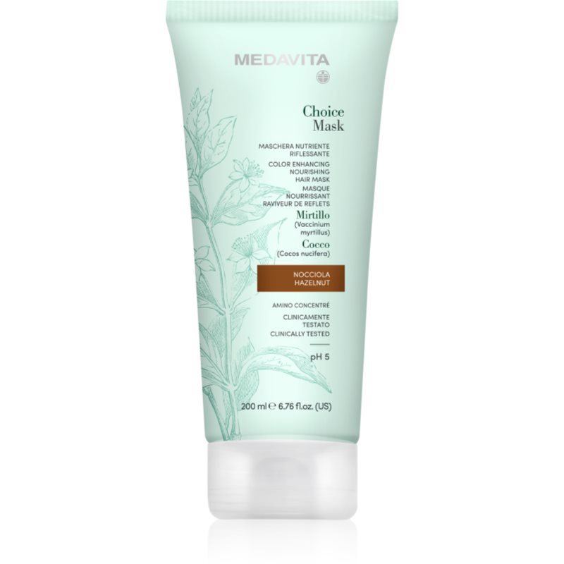 Medavita Choice Hazelnut tápláló maszk festett hajra 200 ml