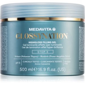 Medavita Glossynation Highgloss Filling Gel hajzselé laminovací gel se zrcadlovým efektem 500 ml-Ár