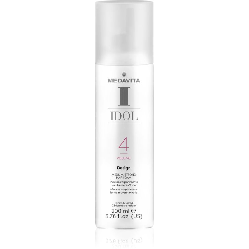 Medavita IDOL Volume hajformázó hab hajra Medium-Strong 200 ml