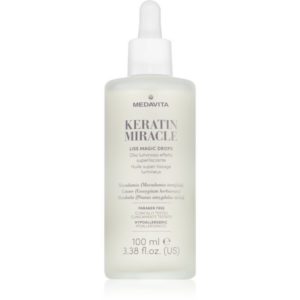 Medavita Keratin Miracle Liss Magic Drops bőrkisimító ápolás a fénylő és selymes hajért 100 ml-Ár