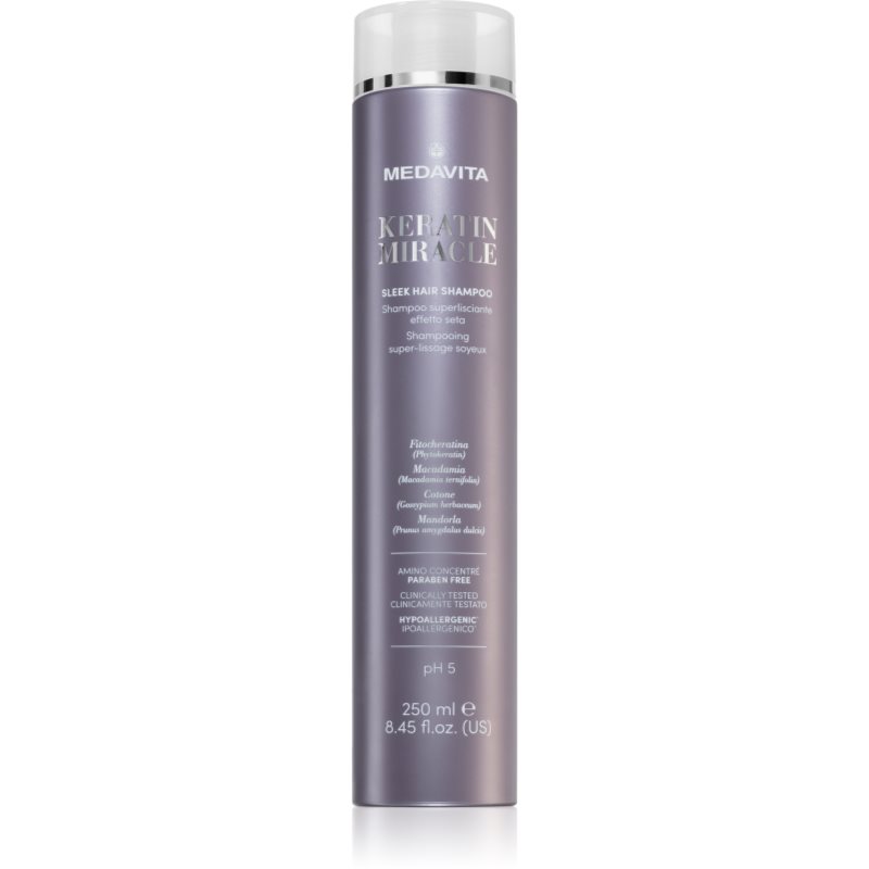 Medavita Keratin Miracle Sleek Hair Shampoo kisimító sampon 250 ml-Ár