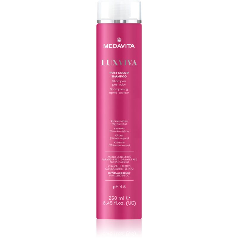 Medavita LUXVIVA Post Color Shampoo tápláló sampon 250 ml