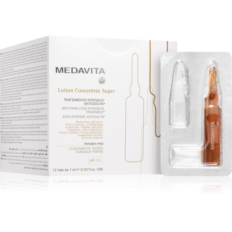 Medavita Lotion Concentrée Super gyógyító ápolás hajhullás ellen 12x7 ml-Ár