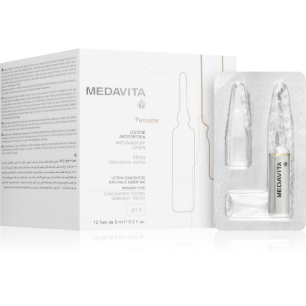 Medavita Puroxine Anti-Dandruff Lotion szérum a fejbőrre korpásodás ellen 12x6 ml-Ár