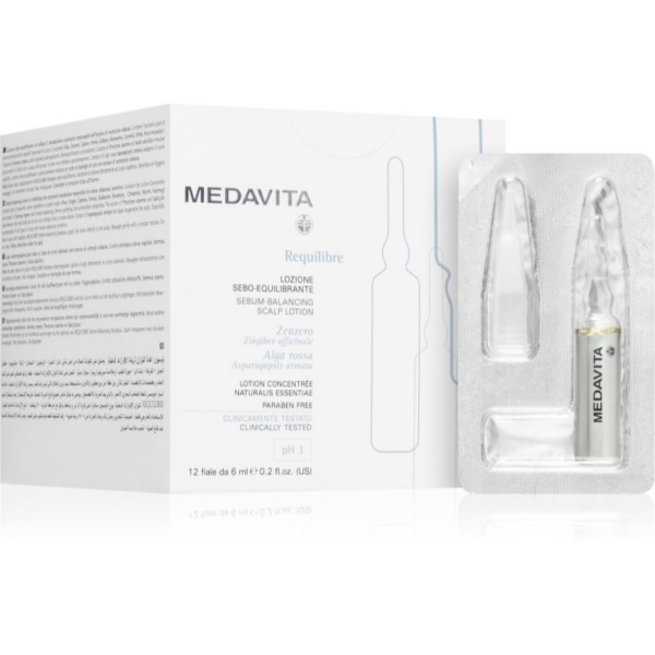 Medavita Requilibre Sebum-Balancing Scalp Lotion szérum a hajra zsíros fejbőrre 12x6 ml-Ár