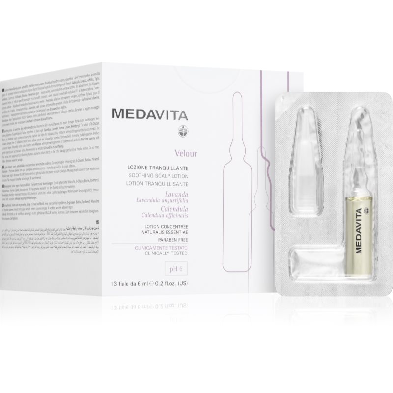 Medavita Velour Soothing Scalp Lotion intenzív nyugtató ápolás hajra 12x6 ml-Ár