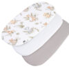Medi Partners 3 – Pak – Fitted sheet for stroller – cotton – Safari – White – Gray