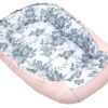 Medi Partners Baby cocoon/nest – Waffle – Berry + light pink Waffle