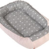 Medi Partners Baby cocoon/nest – Waffle – Stars + light pink Waffle