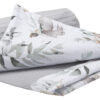 Medi Partners Blanket 75x100 cotton + cotton Waffle – Deer in leaves + gray Waffle