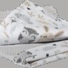 Medi Partners Blanket 75x100 cotton + cotton Waffle – Polana + gray waffle