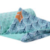Medi Partners Blanket 75x100 cotton + minky – Forest + minky minky
