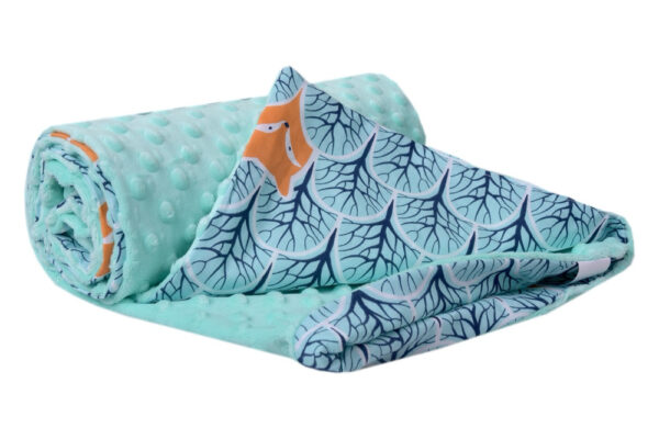 Medi Partners Blanket 75x100 cotton + minky – Forest + minky minky
