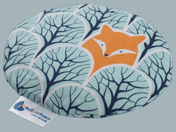Medi Partners Cherry kernel thermophore for children - Raccoon in the forest