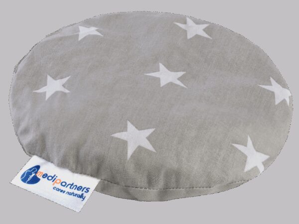 Medi Partners Children's cherry seed thermofor - White stars on gray