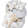 Medi Partners Cocoon in a 5-piece set (cocoon / insert / butterfly pillow / flat pillow / quilt 75x55) – Safari + beige Minky
