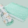 Medi Partners Cotton + minky car seat belt protector – Hedgehogs + minky minky