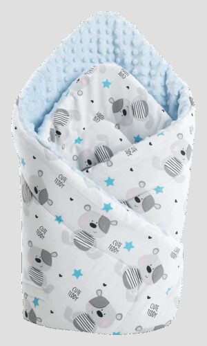 Medi Partners Double-Sided Baby Wrap Cotton + Minky