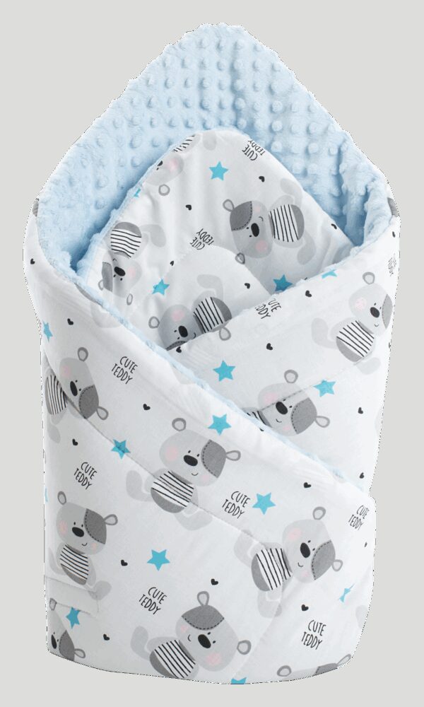 Medi Partners Double-Sided Baby Wrap Cotton + Minky