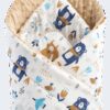 Medi Partners Double-Sided Baby Wrap Cotton + Minky