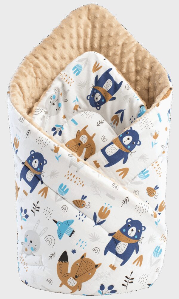 Medi Partners Double-Sided Baby Wrap Cotton + Minky