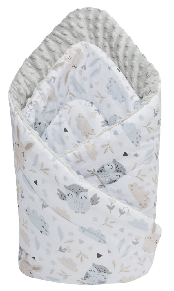 Medi Partners Double-Sided Baby Wrap Cotton + Minky