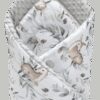 Medi Partners Double-Sided Baby Wrap Cotton + Minky