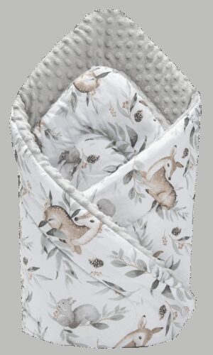 Medi Partners Double-Sided Baby Wrap Cotton + Minky