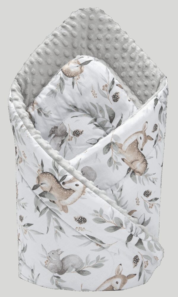 Medi Partners Double-Sided Baby Wrap Cotton + Minky