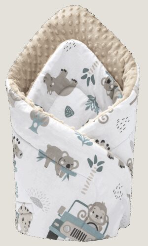 Medi Partners Double-Sided Baby Wrap Cotton + Minky