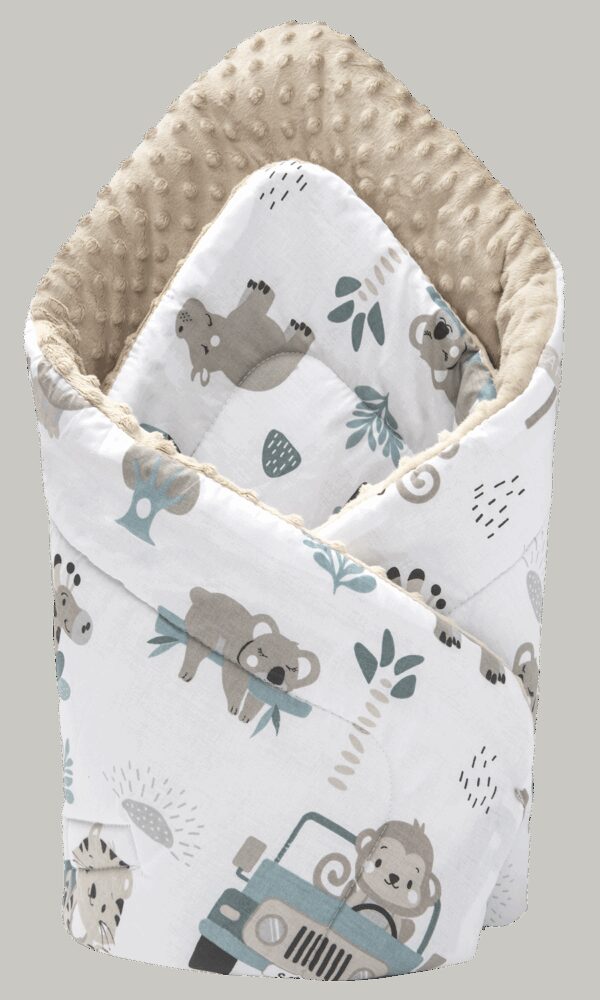 Medi Partners Double-Sided Baby Wrap Cotton + Minky