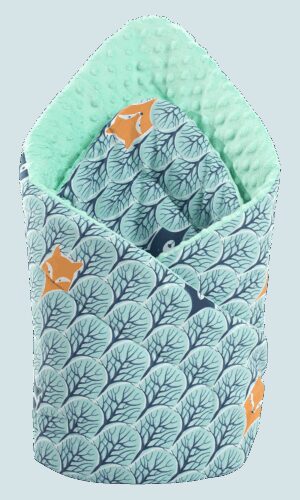 Medi Partners Double-Sided Baby Wrap Cotton + Minky