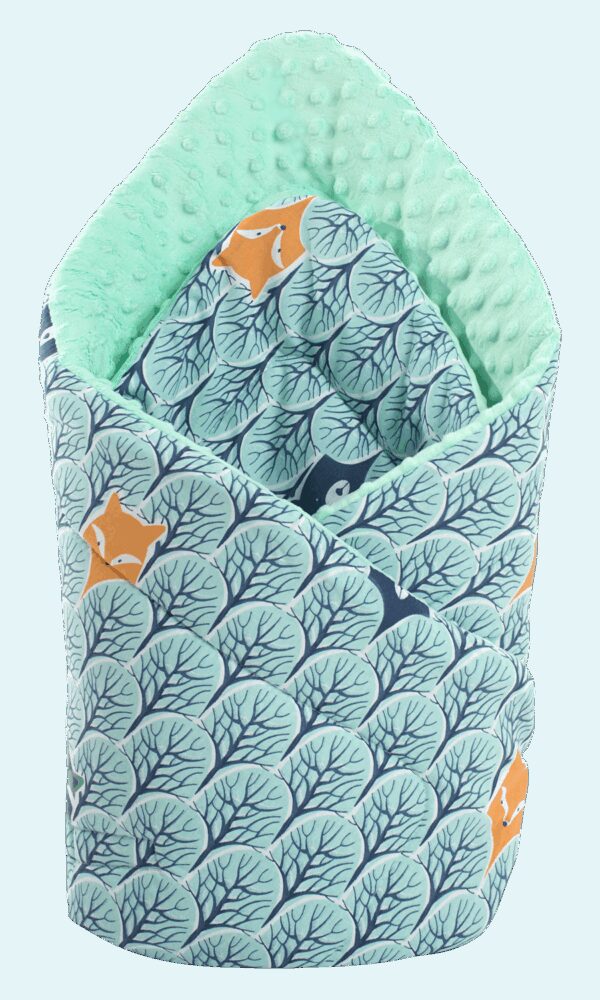 Medi Partners Double-Sided Baby Wrap Cotton + Minky